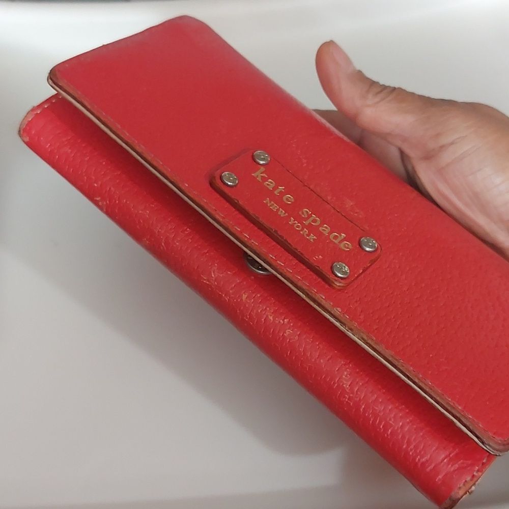 Kate Spade Red Wallet - Picture 6 of 14
